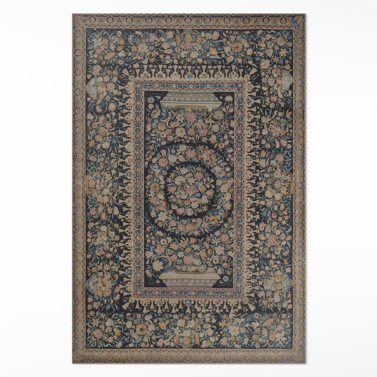 Tapis en vinyle pour cuisine salon et chambre 80x120 cm motif végétal Floorart Design