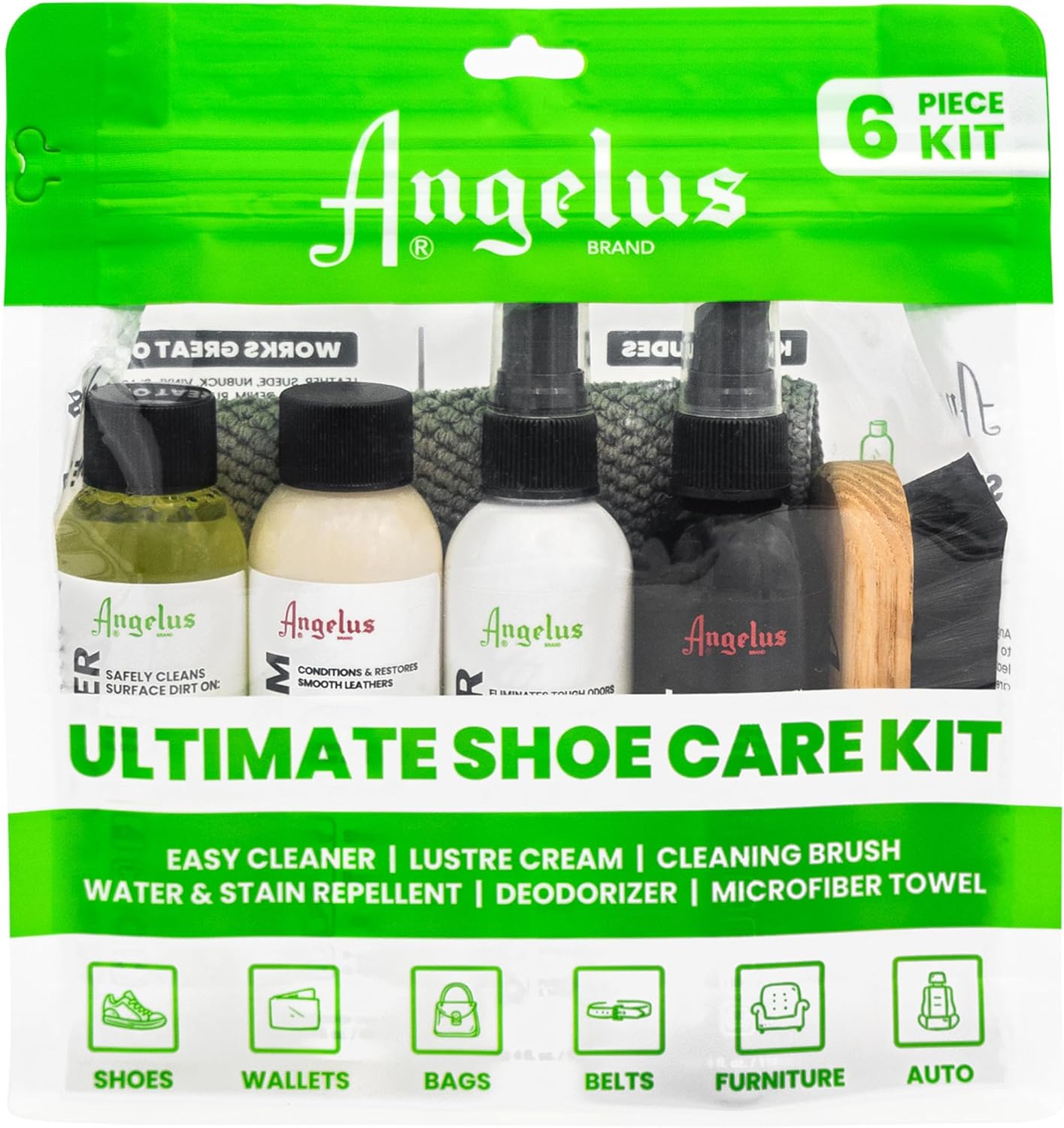 Angelus Ultimate Sneaker Cleaner Kit, Leather Cleaner, Protector