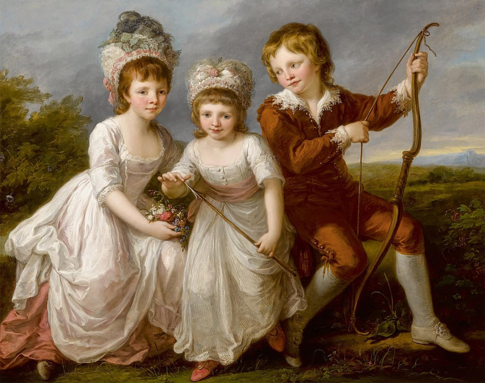 Artxlxxbn No Frame Famous Print Painting Colorful Art Print Portrait Of Lady Georgiana Spencer Henrietta Spencer By Angelica Kauffmann Canvas Art Decorations For Home Decor 60X90cm