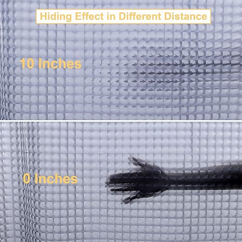 Miniatura 6 de NTBAY - Cortina de ducha semitransparente de etilvinilacetato, repelente al agua, para cabina de ducha de baño, cuadros grises en rejilla, 72 x
