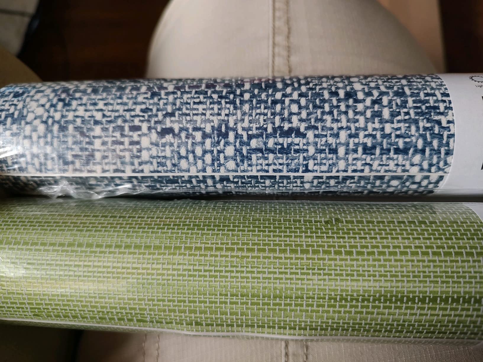 6/mo Finance NuWallpaper NU2918 Navy Poplin Texture Peel & Stick