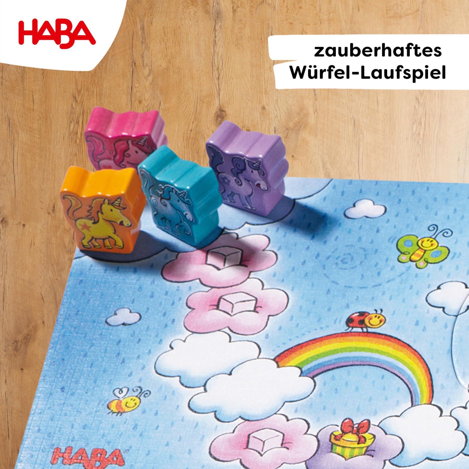 Haba Einhorn Glitzerglück Gra Planszowa, Wielokolorowy, Od 3 lat