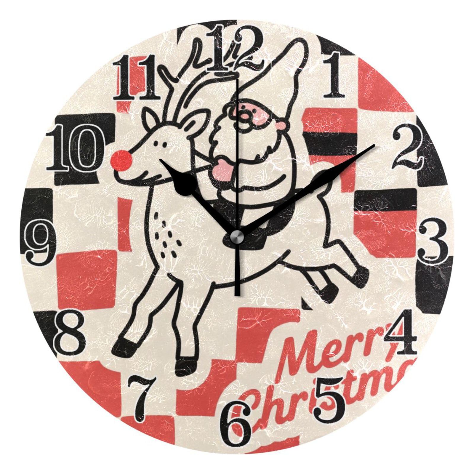 Gnome de Noël rond silencieux pour une décoration murale festive et chaleureuse