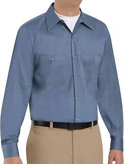 Red Kap Men's Wrinkle Resistant Cotton Work Shirt