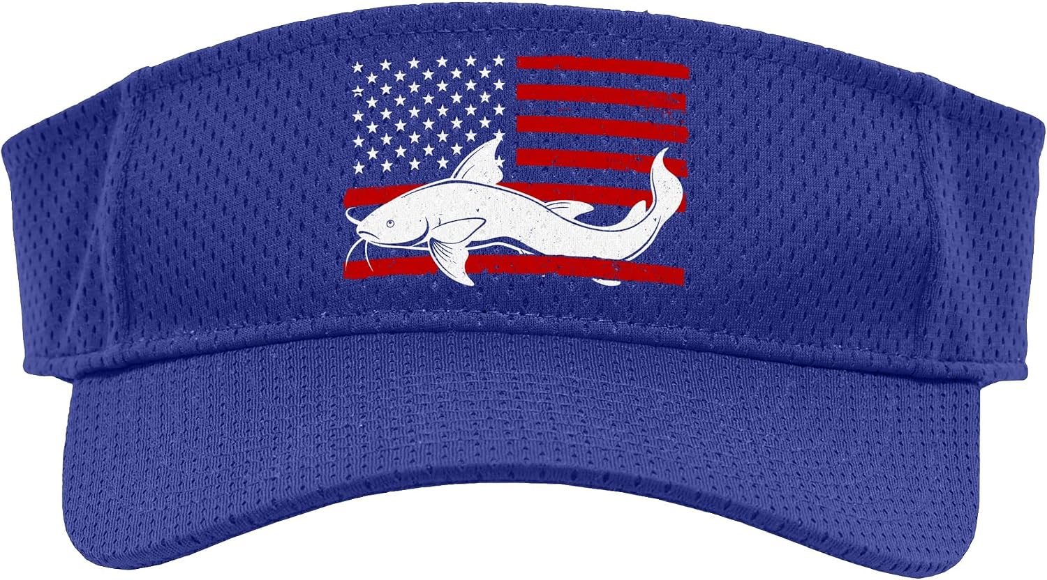 Cool Catfish Art for Men Women Catfishing Catfish Hunter Sport Sun Visor