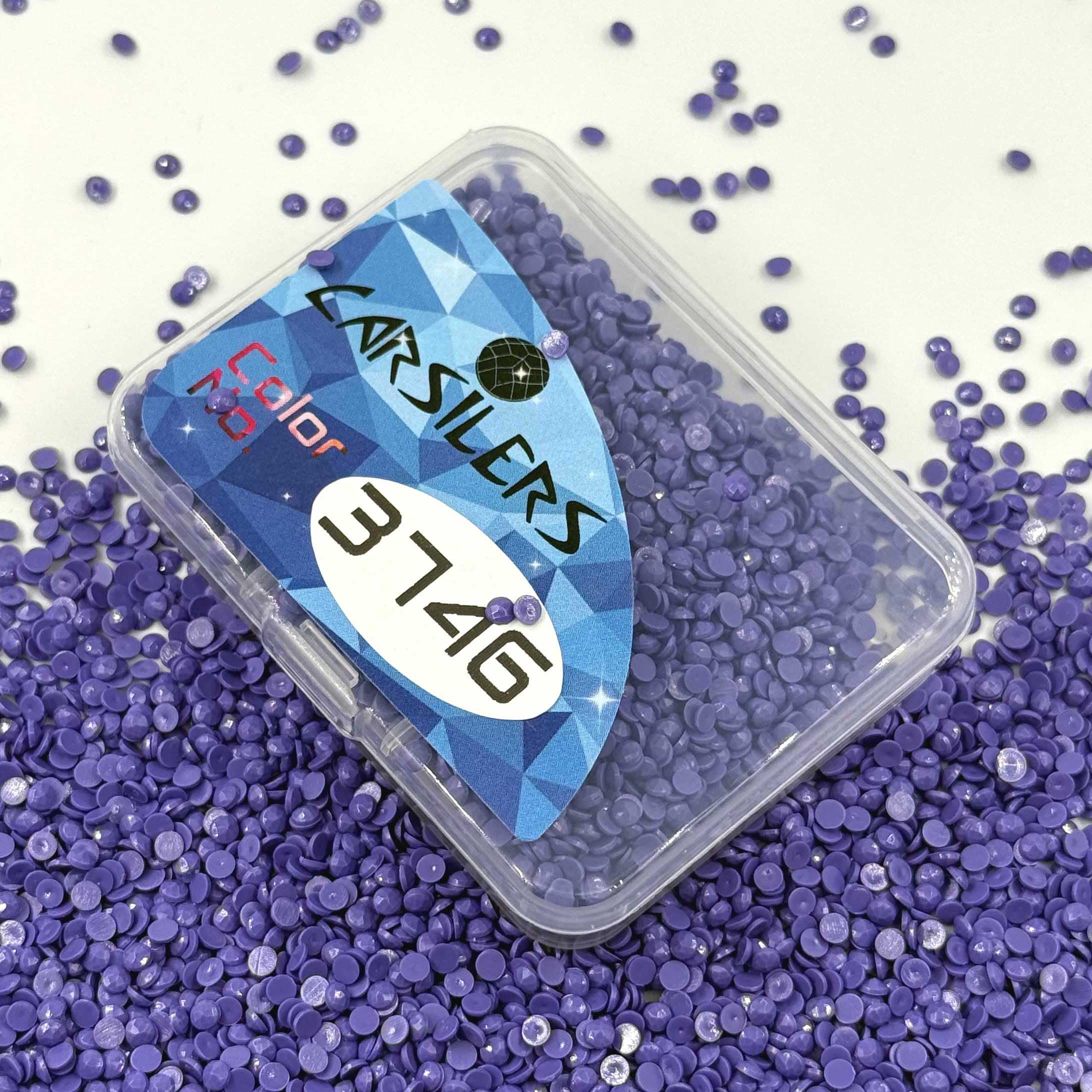 Carsilers Diamond Painting Beads 3746,Diamonds Painting Accessories Replacement for Missing Drills,Diamond Beads Replacement Drills Gems Stones,Round,About 3500pcs — image 1