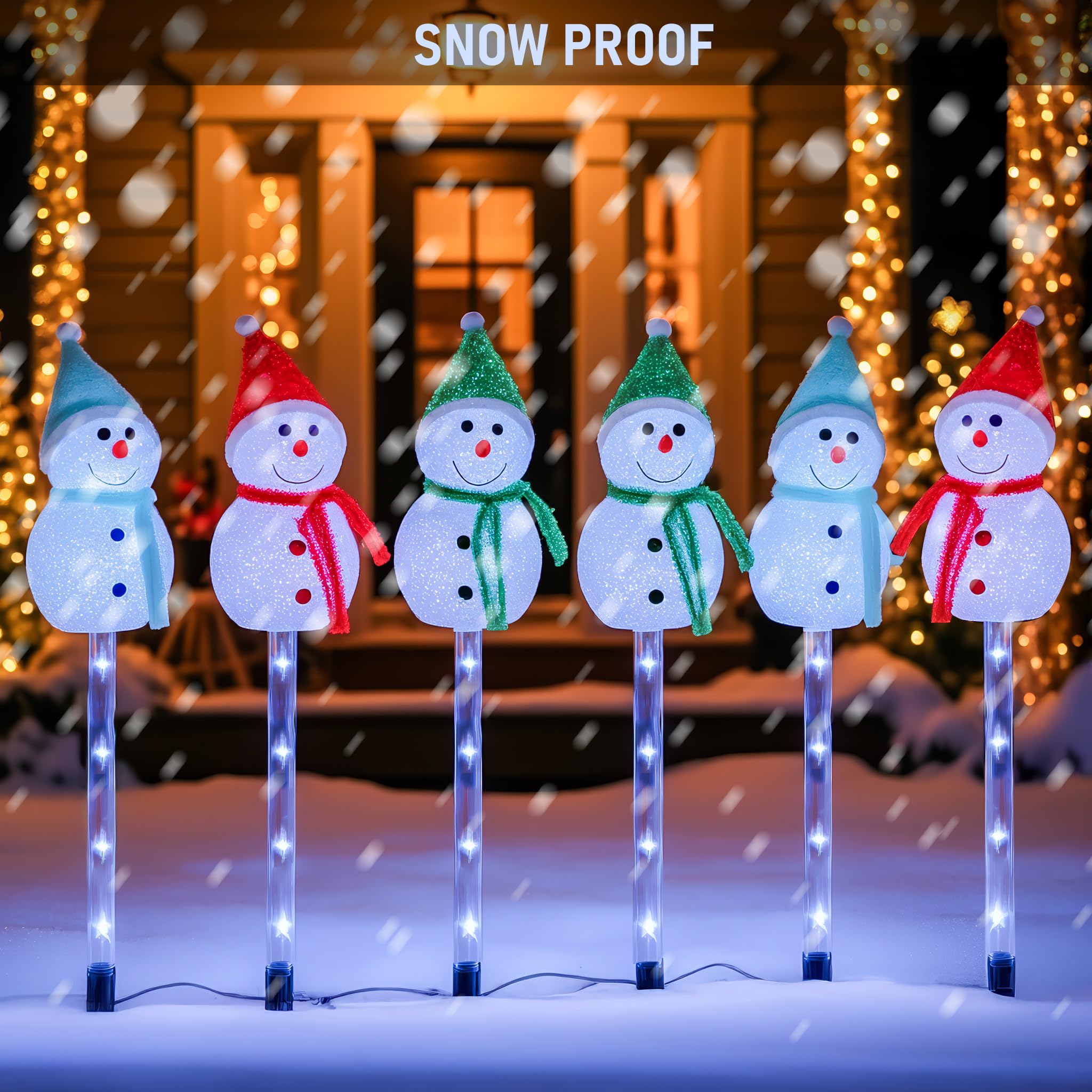 Amazon.com : Dazzle Bright Solar Christmas Pathway Lights Outdoor