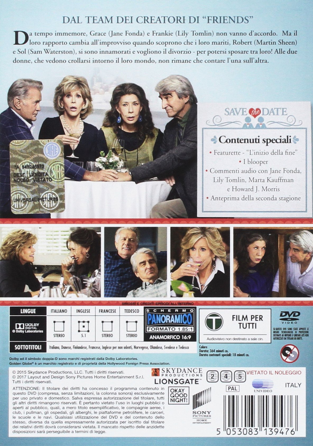 Grace And Frankie Stg.1 (Box 3 Dvd)