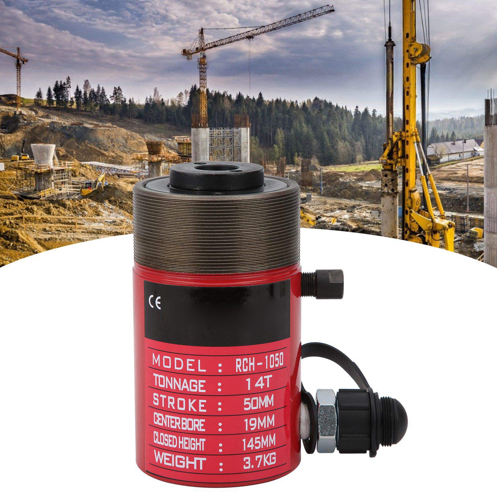 Cylinder Hydrauliczny, RCH-1050 14T Osobny Pusty Otwór Tłoczysko Narzędzie Elektryczne Produkty Przemysłowe