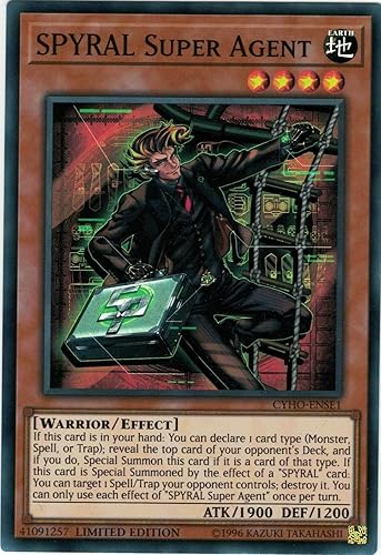 Yu-Gi-Oh! - SPYRAL Super Agent - CYHO-ENSE1 - Super Rare - Edición Limitada - Cybernetic Horizon