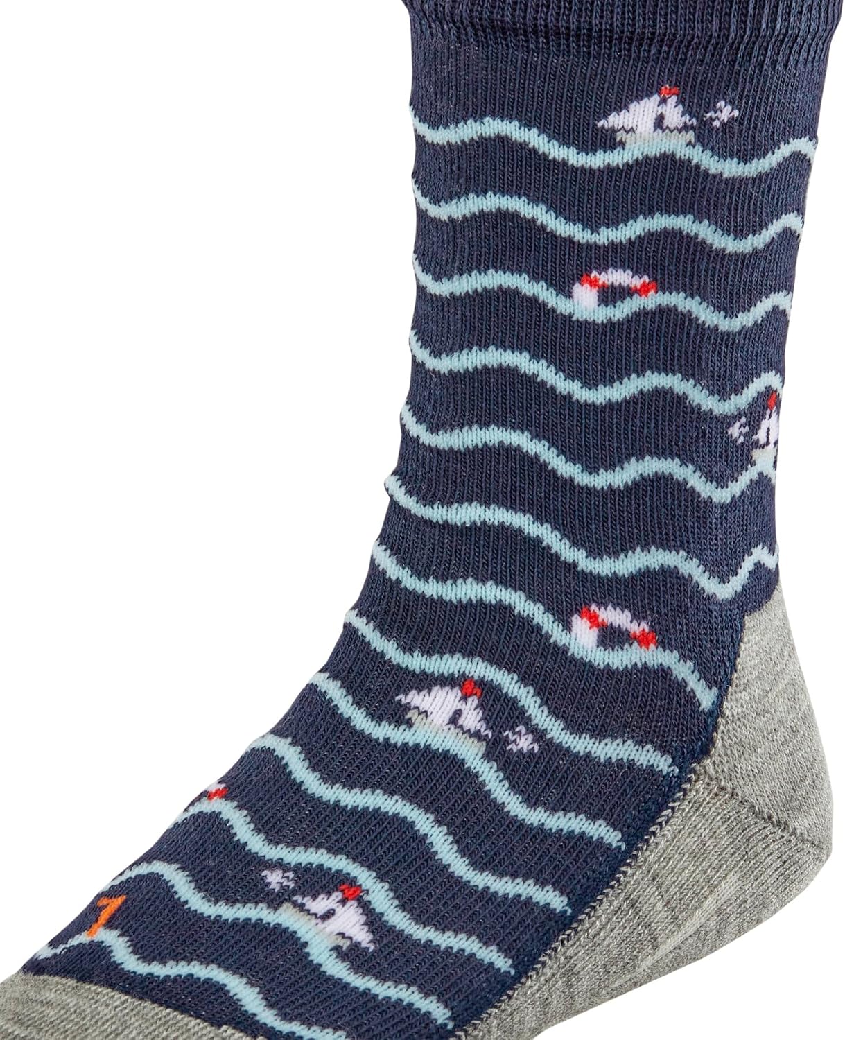FALKE Active Sailing Boats K So Cotton Functional Material Thin Breathable Unisex-Child Socks (1-Pack)