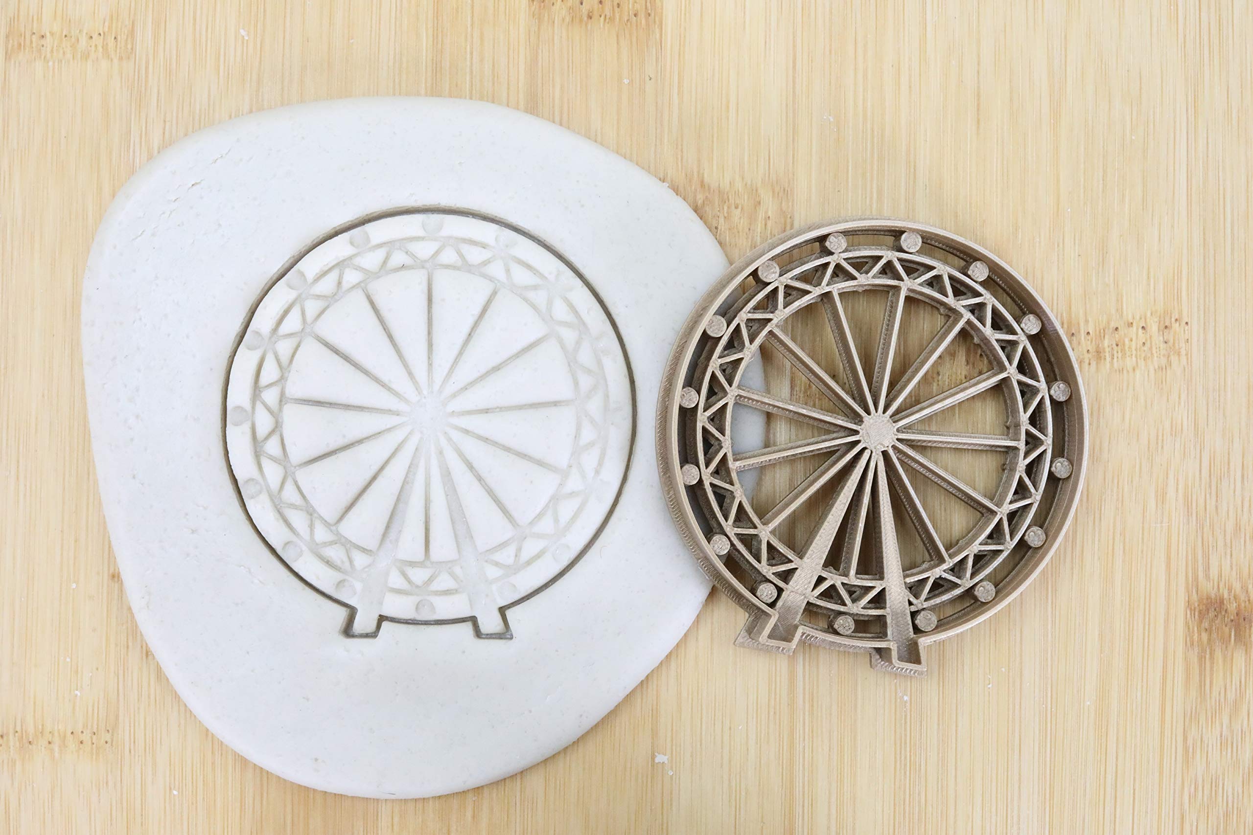 England (7st) Tower Bridge/Big Ben/Nussknacker/Postkasten/Telefonzelle/London Bus/Riesenrad Cookie Cutter Fondant Keksstempel/Ausstechform Keksausstecher Plätzchen ca. 8cm