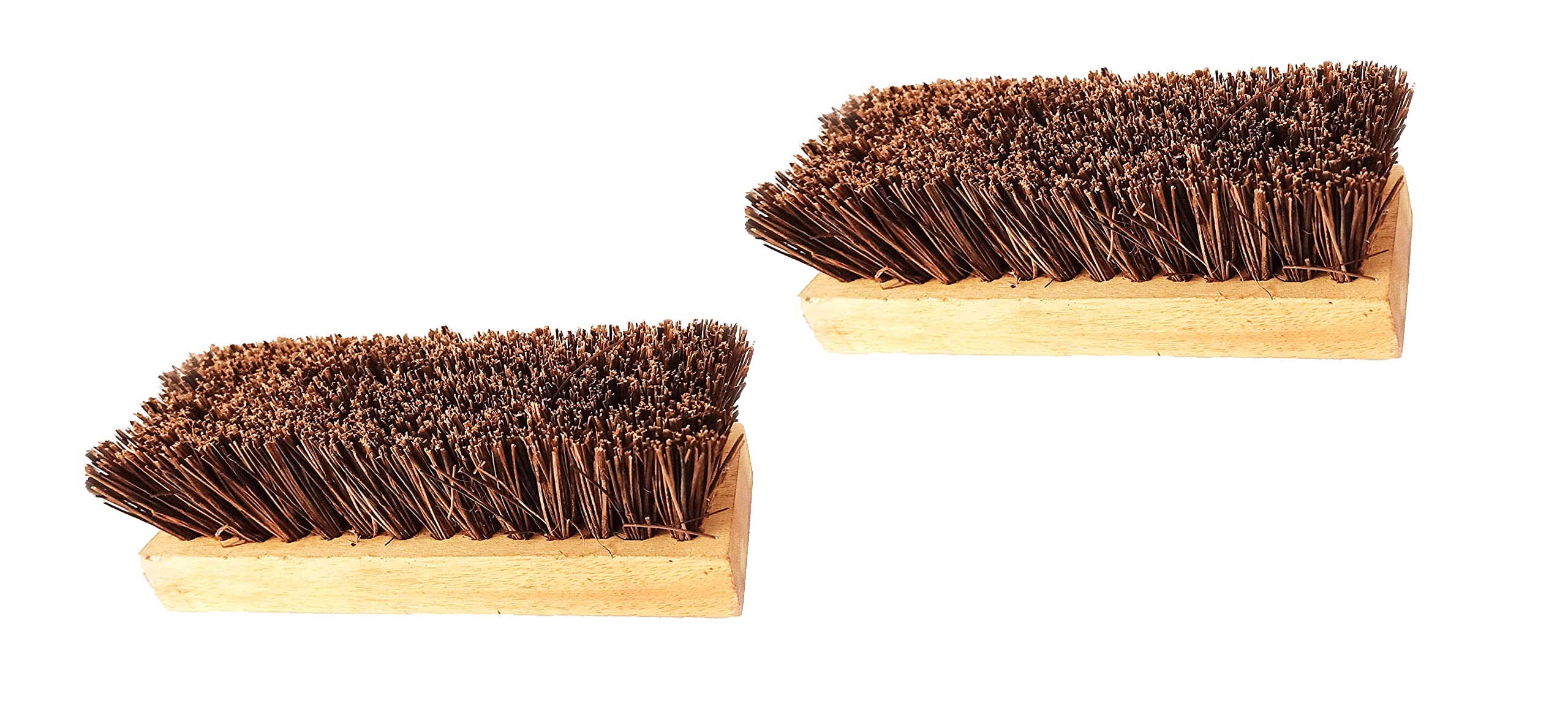 Palmera Value Bassine Brush Natural Material for Cleaning Bathroom, Home, Kitchen, Car Wheels, Outdoor Space Have Strong Coir Fiber Flexible Bristle Multipurpose & Durable - Small (Pack of 2) (B078QQHGXH) Amazon Price History, Amazon Price Tracker