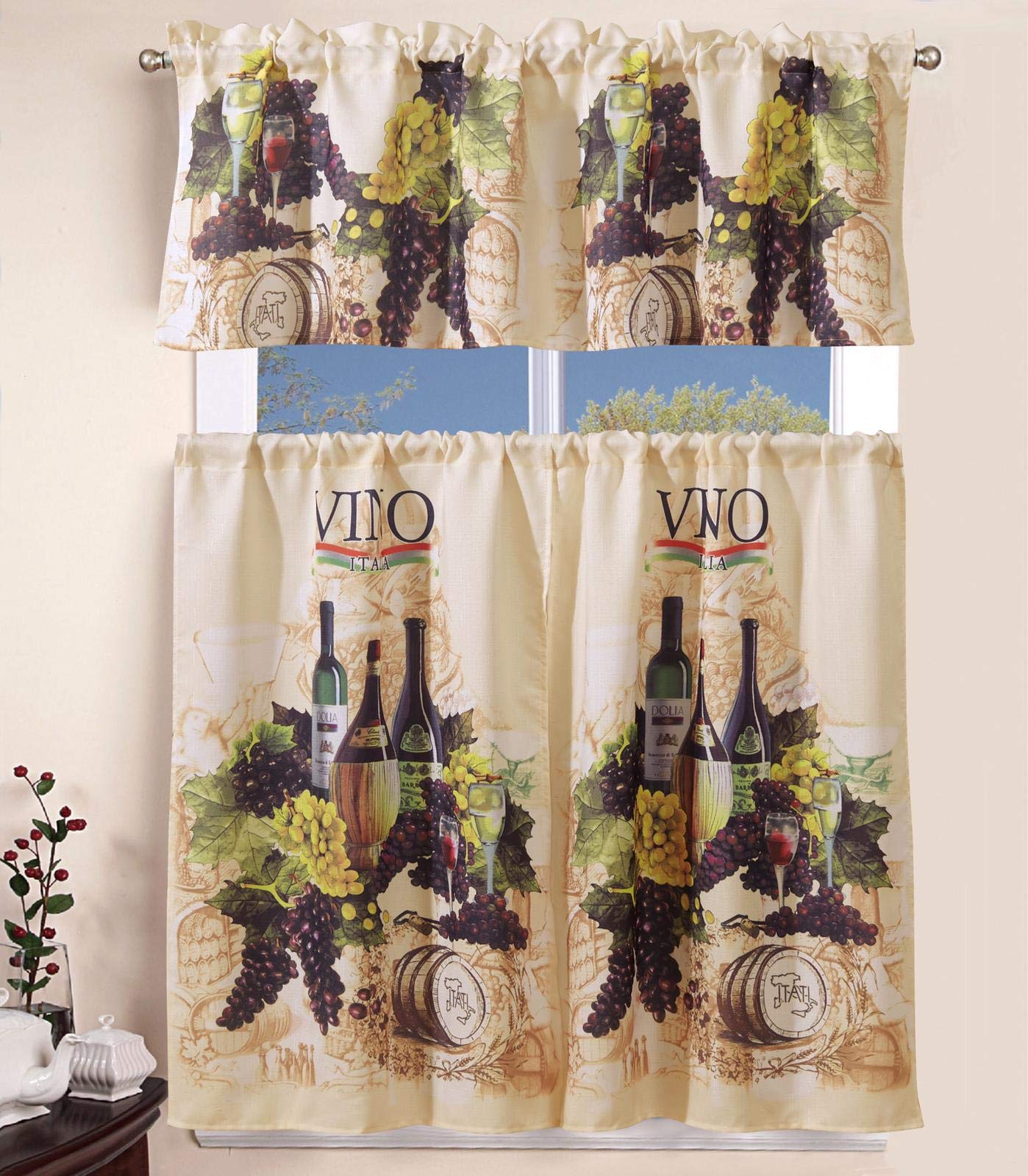 Grape Kitchen Curtains Curtains & Drapes 2023