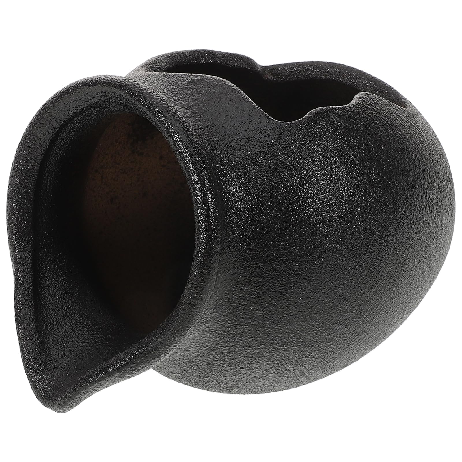 Brocca in ceramica per laghetto, fontana, fontana, fontana, fontana, fontana, fontana, fontana, vaso per piante, vaso per fiori, cortile, decorazioni esterne, acquario, vaso idroponico (nero)