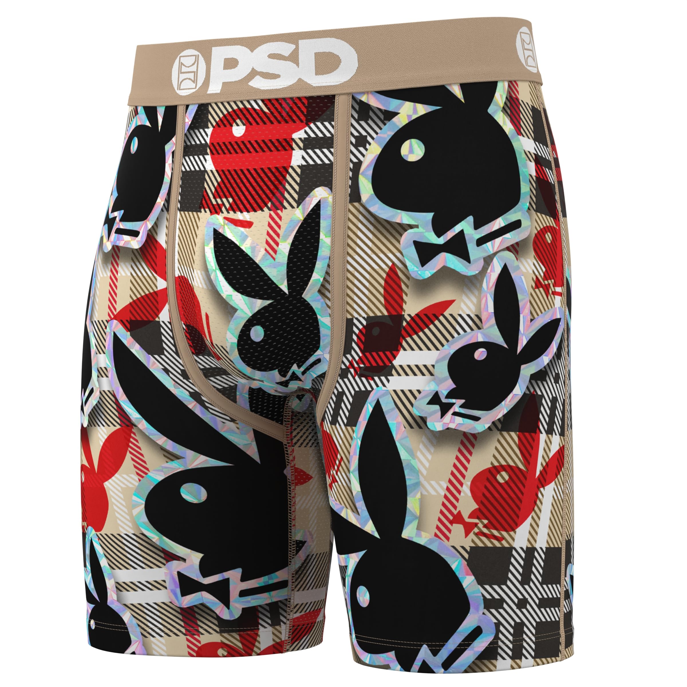 Psd Men's Multi Pb Checkmate Boxer Brief, S