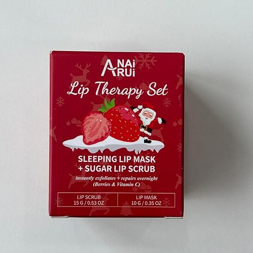 B0CCNH48X3_image_9 Juego de bálsamo labial y humectante, exfoliante labial y máscara para dormir labial, tratamiento nocturno para el cuidado de los labios, hidratar y