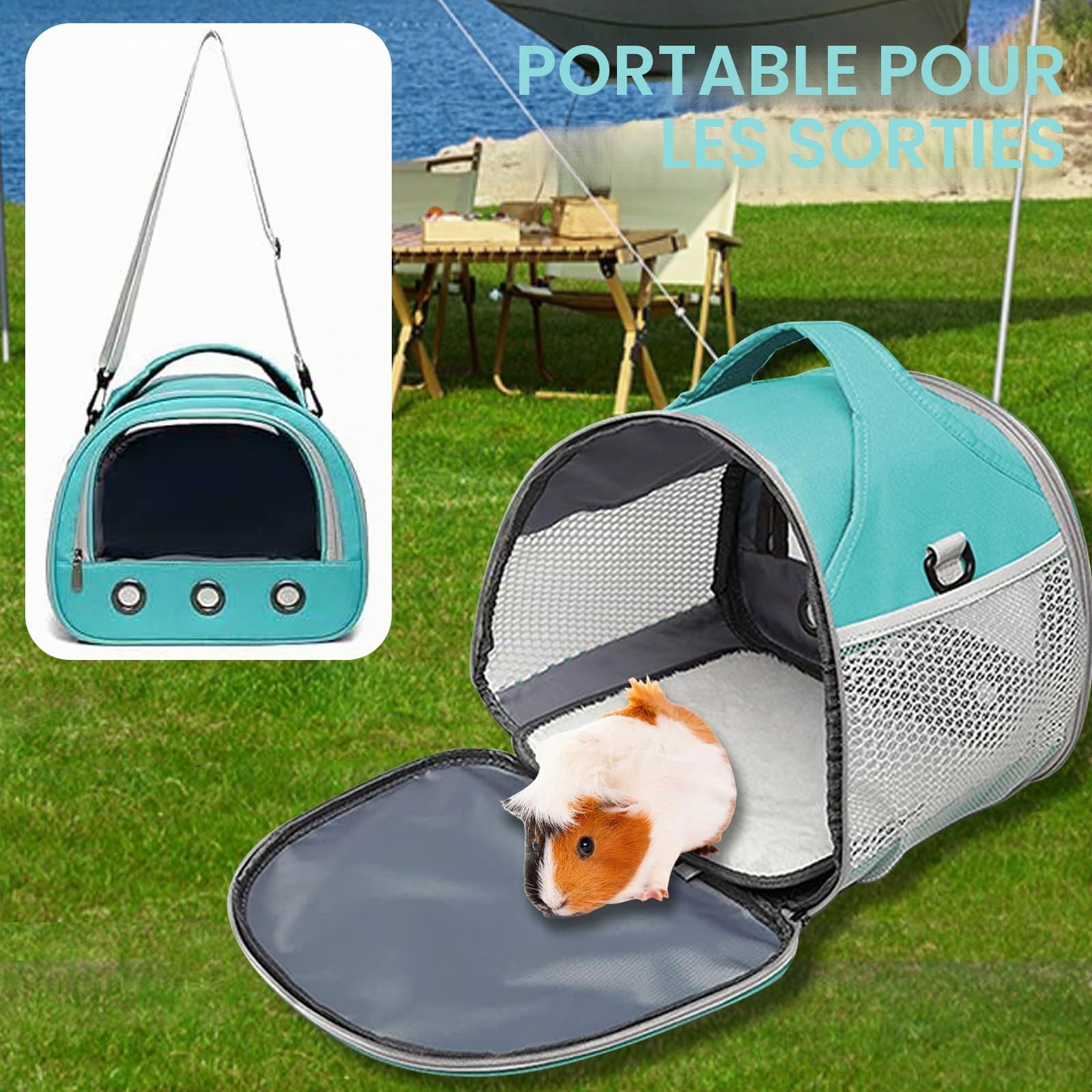 Sac De Transport Pour Petits Animaux, 30*27*21 Cm Sac De Voyage Pour Animal Domestique, Cage De Transport Portable Pour Petit Oiseau, Sac De Transport Pour Oiseaux Pour Oiseaux, Rats, Cochons D'inde