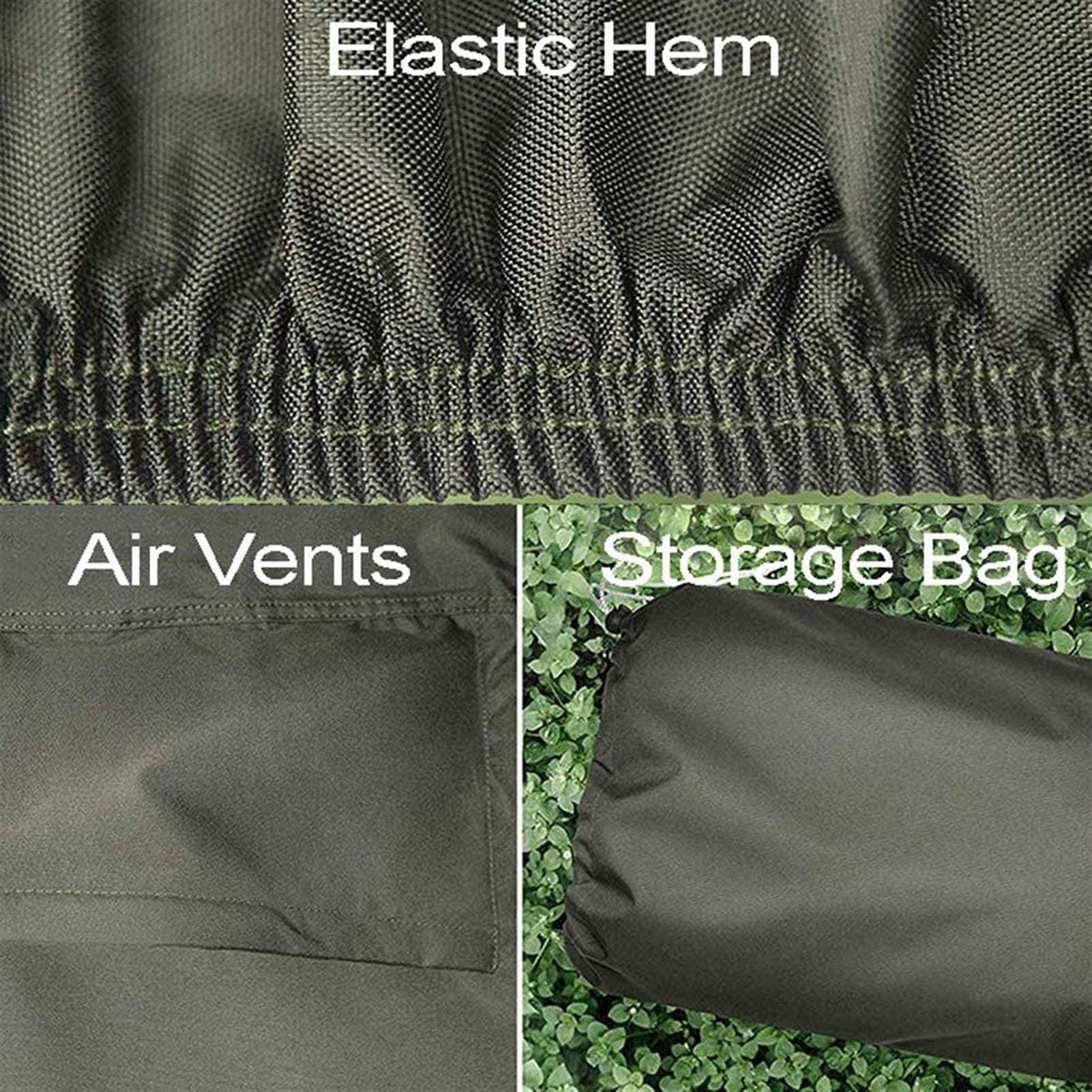 Housse De Protection For Tondeuse À Gazon Autoportée Imperméable For Tracteur, Ajustement Universel, Anti-poussière, Protection UV Oxford En Polyester 210D Avec Sac De Rangement Et Manchons ( Color