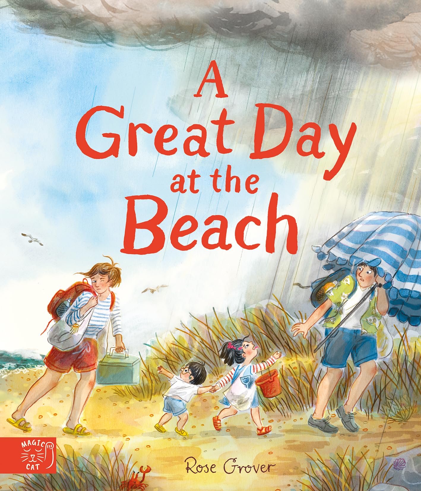 A Great Day at the Beach by Rose Grover (Hardback Book)