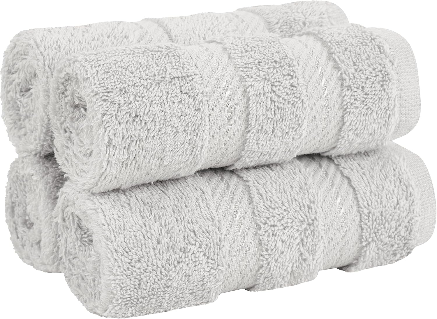 American Soft Linen Luxury Washcloths for Bathroom, 100