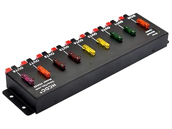 HCDC 1 in 8 Out 40A Connector DC Power Splitter Distributor Source Strip Module