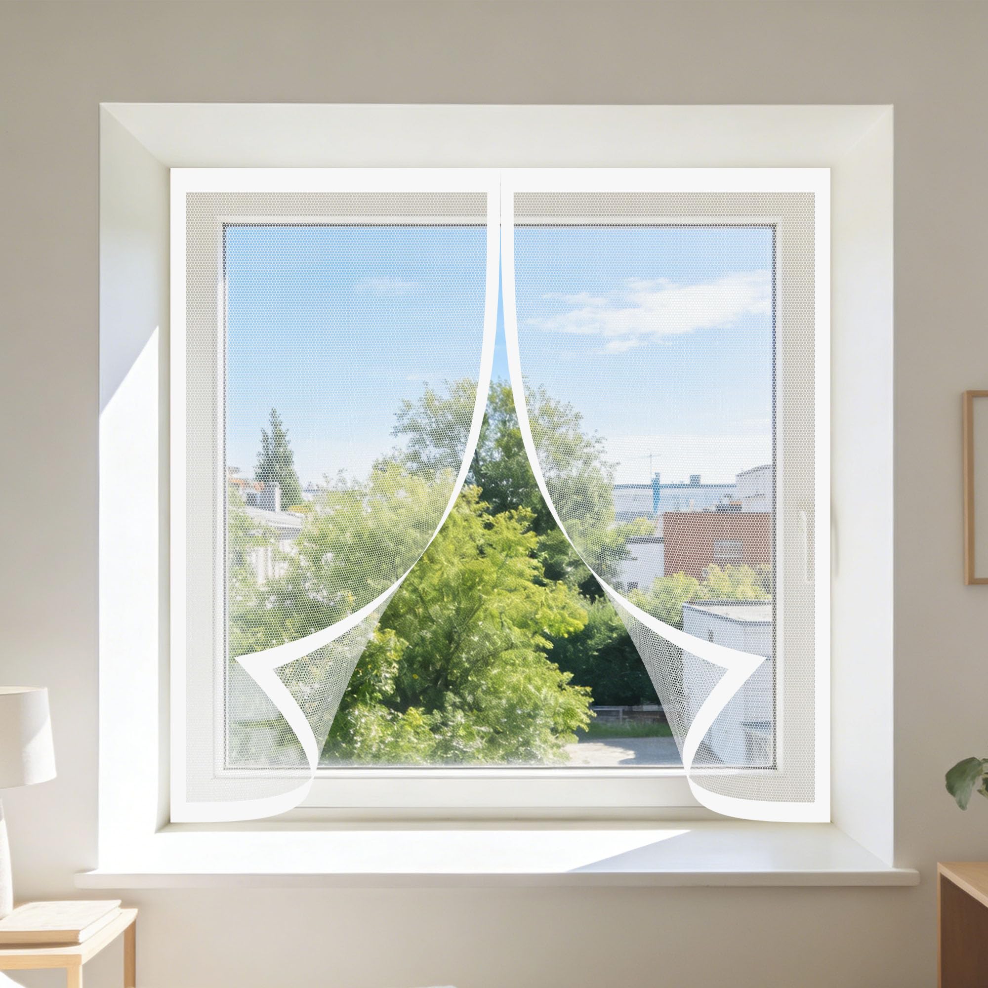 Moustiquaire magnétique fenêtre 165x180 moustiquaire porte fenêtre aimants