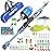 ODDSPRO Kids Fishing Pole - Kids Fishing Starter Kit - with Tackle Box, Reel, Practice Plug, Beginner\'s Guide and Travel Bag for Boys, Girls
