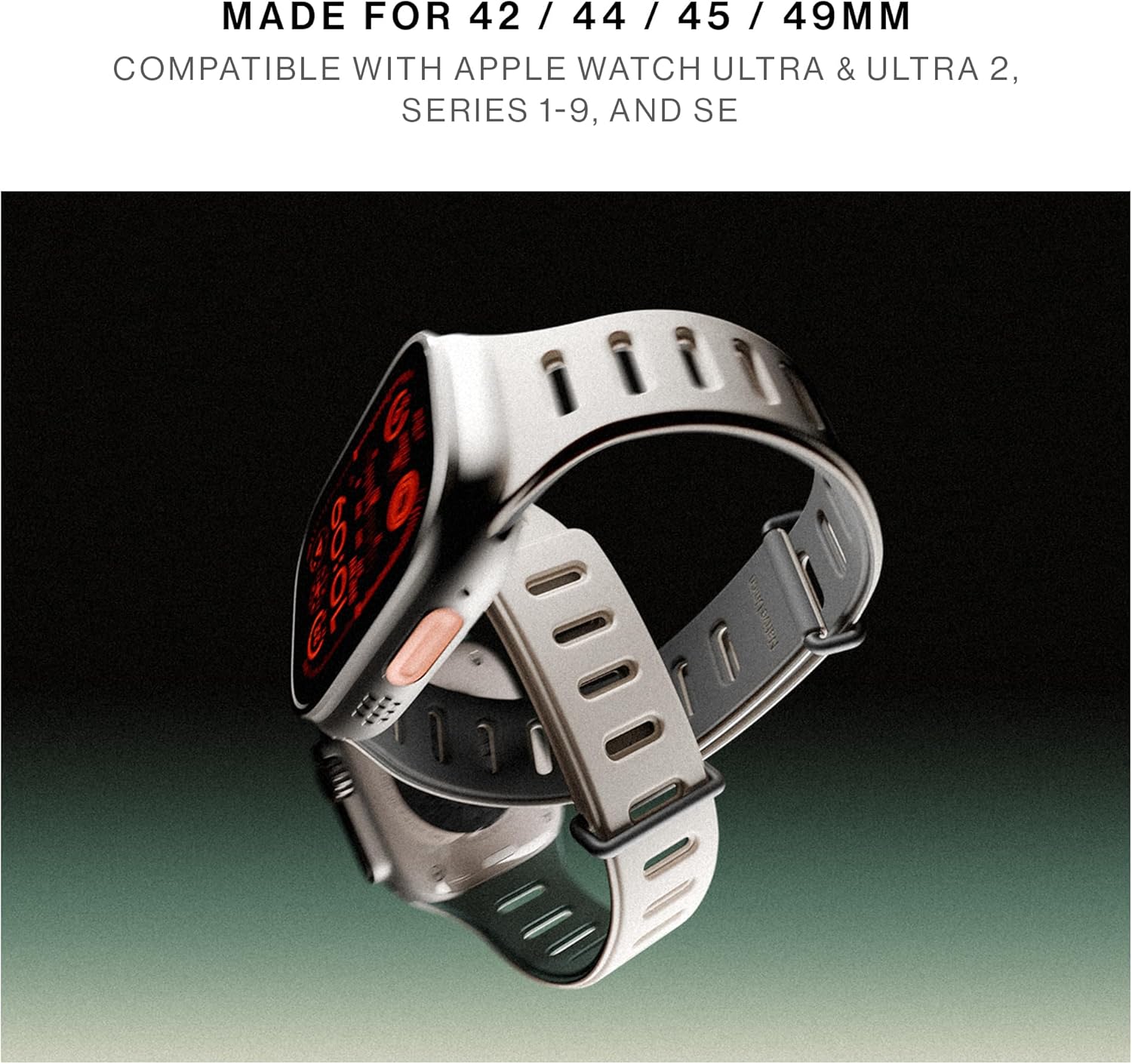 Native Union Active Band | Magnetic Apple Watch Band – Double Sided Reversible Silicone Strap – Adjustable Length – Breathable & Sweat Proof for Sport - Image 8