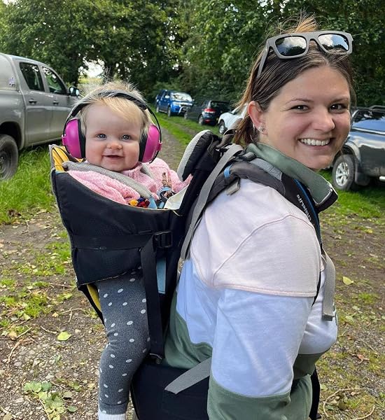 Banz Cache-oreilles doux et confortable avec protection appareil auditif pour bébés et enfants petite (note de réduction du bruit chef dans l' industrie) 0-2 ans Moyen Magenta - 5
