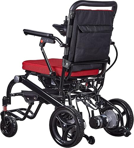 Miniatura 8 de MaritSA Silla de ruedas eléctrica plegable y ligera, inteligente, tamaño de viaje, pesa solo 40 libras, servicio desde Estados Unidos, batería