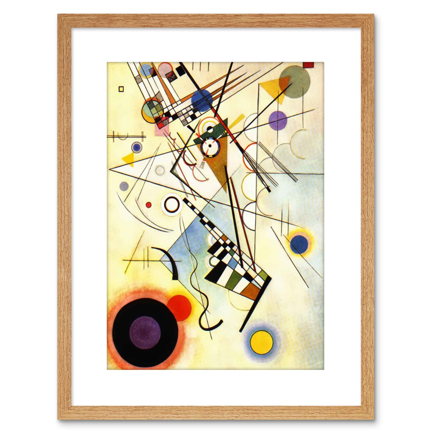 Wee Blue Coo Kandinsky Composition VIII Framed Wall Art Print