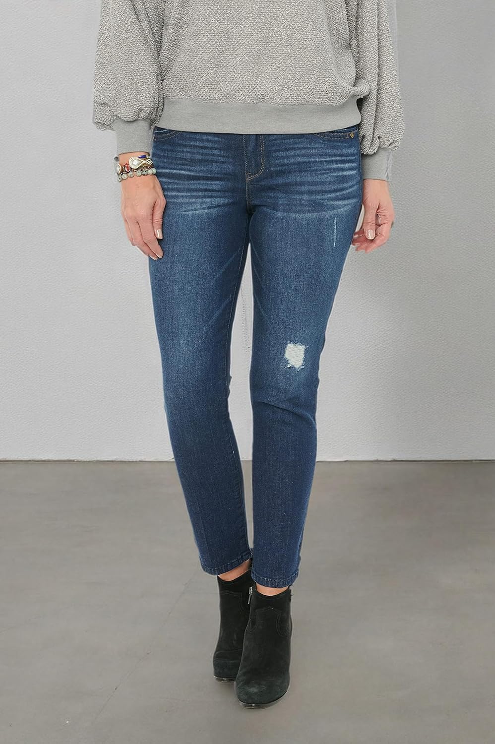 Democracy Women's Petite Ab Solution Vintage Skinny