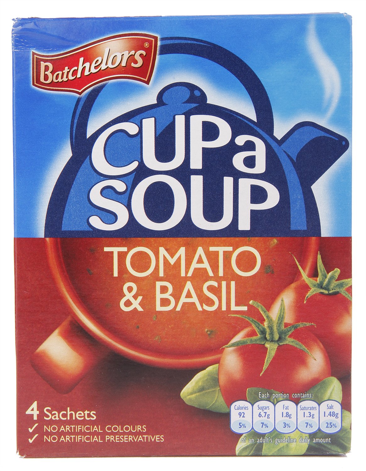 Batchelors Cup a Soup - Rich Tomato and Basil, 104g Carton (B014IS9M6C) Amazon Price History, Amazon Price Tracker