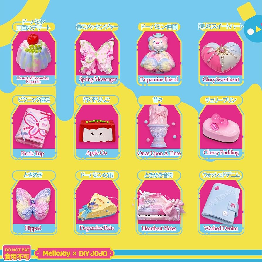 Amazon | Mellojoy - ドーパミン王国シリーズ - 第一弹 スクイーズトイ Amazon | Mellojoy - ドーパミン王国シリーズ - 第一弹 スクイーズトイ