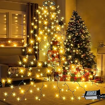 Christmas Tree Lights Indoor Outdoor, 280 LED Christmas