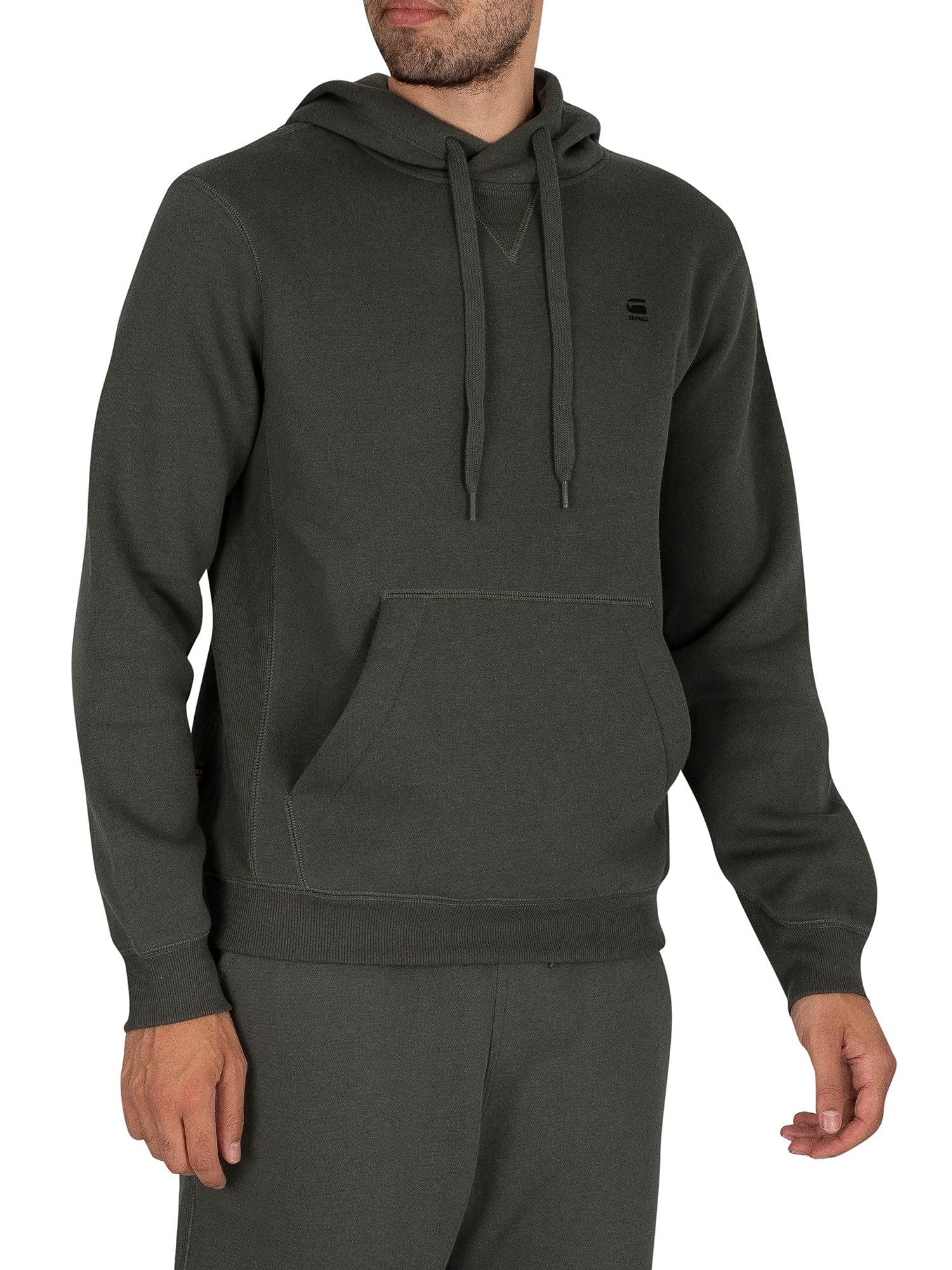 G-Star Men's Graphite Premium Core Hoodie Sweater, Grey ( D16121-C235-996), Xl