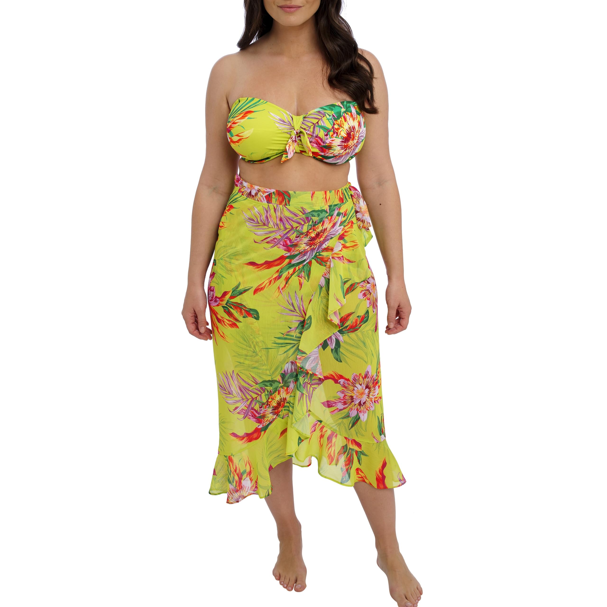 Fantasie Swim Cala Macarella Sarong Cover Up, Zest, L for Women, Zest, L