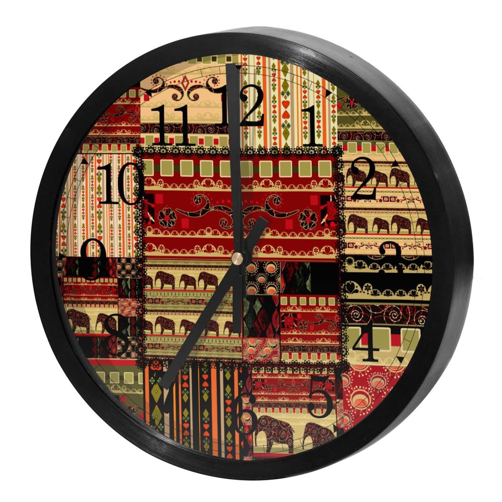 Horloge murale à quartz fonctionnant avec piles pour toutes les pièces