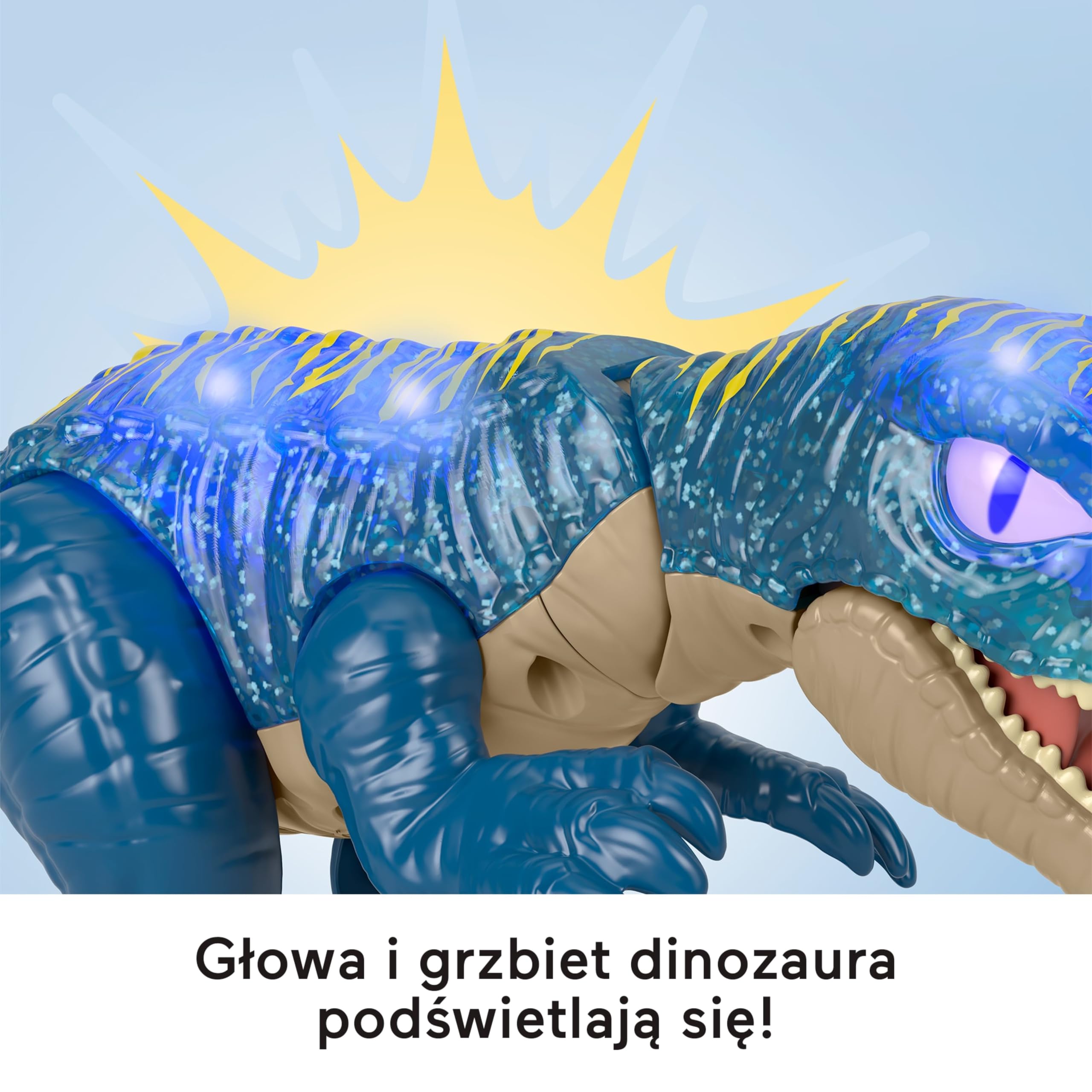 Fisher-Price Imaginext Jurassic World Baryonyx Growl & Glow