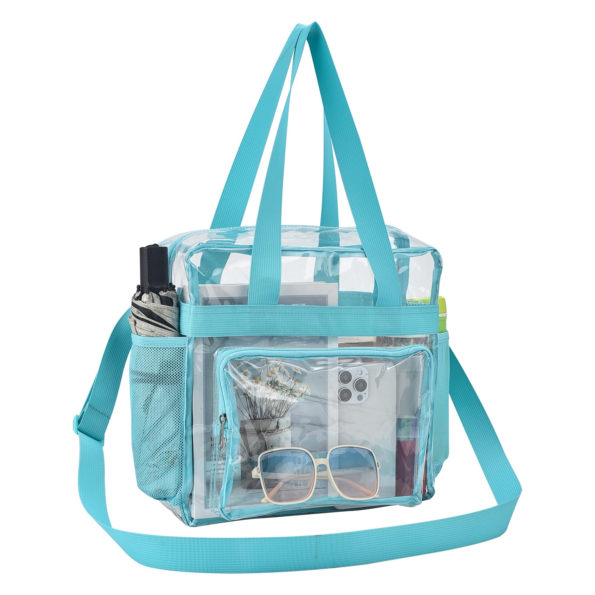 Clear Bag For Stadium Events 12x6x12 Clear Tote Bag Transparent Bag For Sports Concert