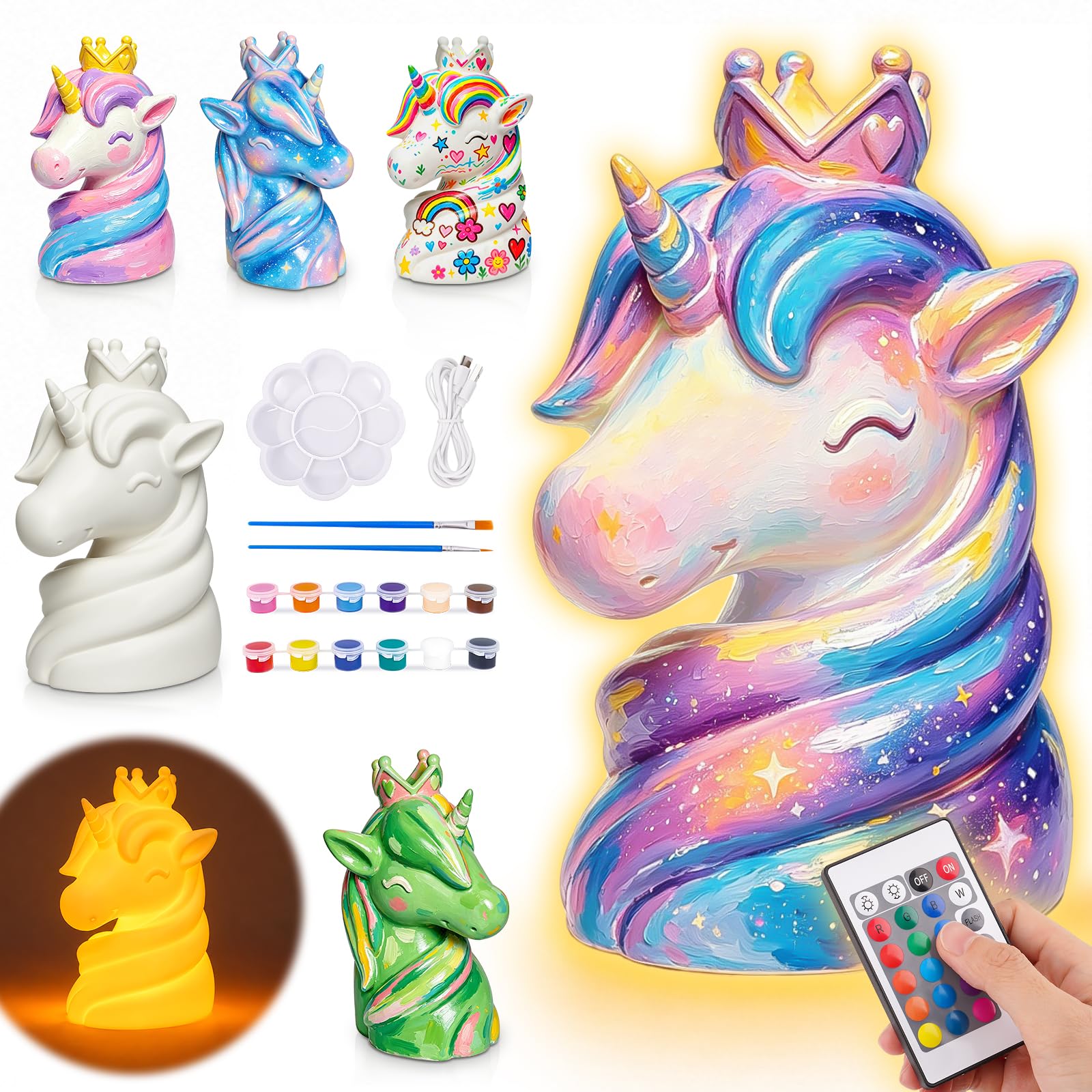 Unicorn Gift for Girls Birthday Present Art and Craft Kit for Kids Age 5-10