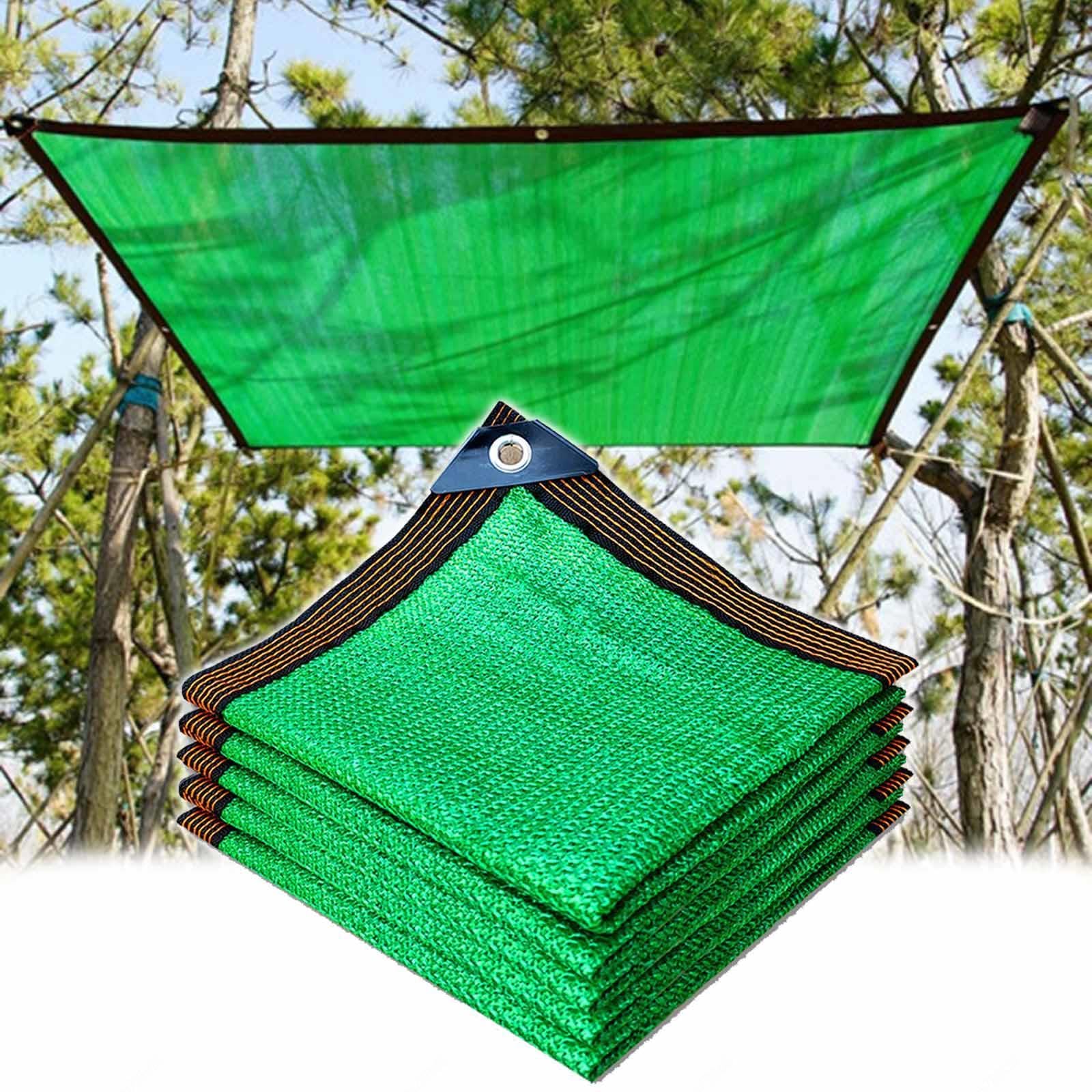 Malla De Sombreo Verde 2×3m 2×5m 3×3m 3×4m 4×5m 4×6m,Red De Sombra 90%,Malla Sombreadora Con Ojales,Tela De Sombra Para Pérgola Jardín Invernadero,Vela De Sombra,Anti-uv,Green-2.5x10m(8.2*32.8ft)