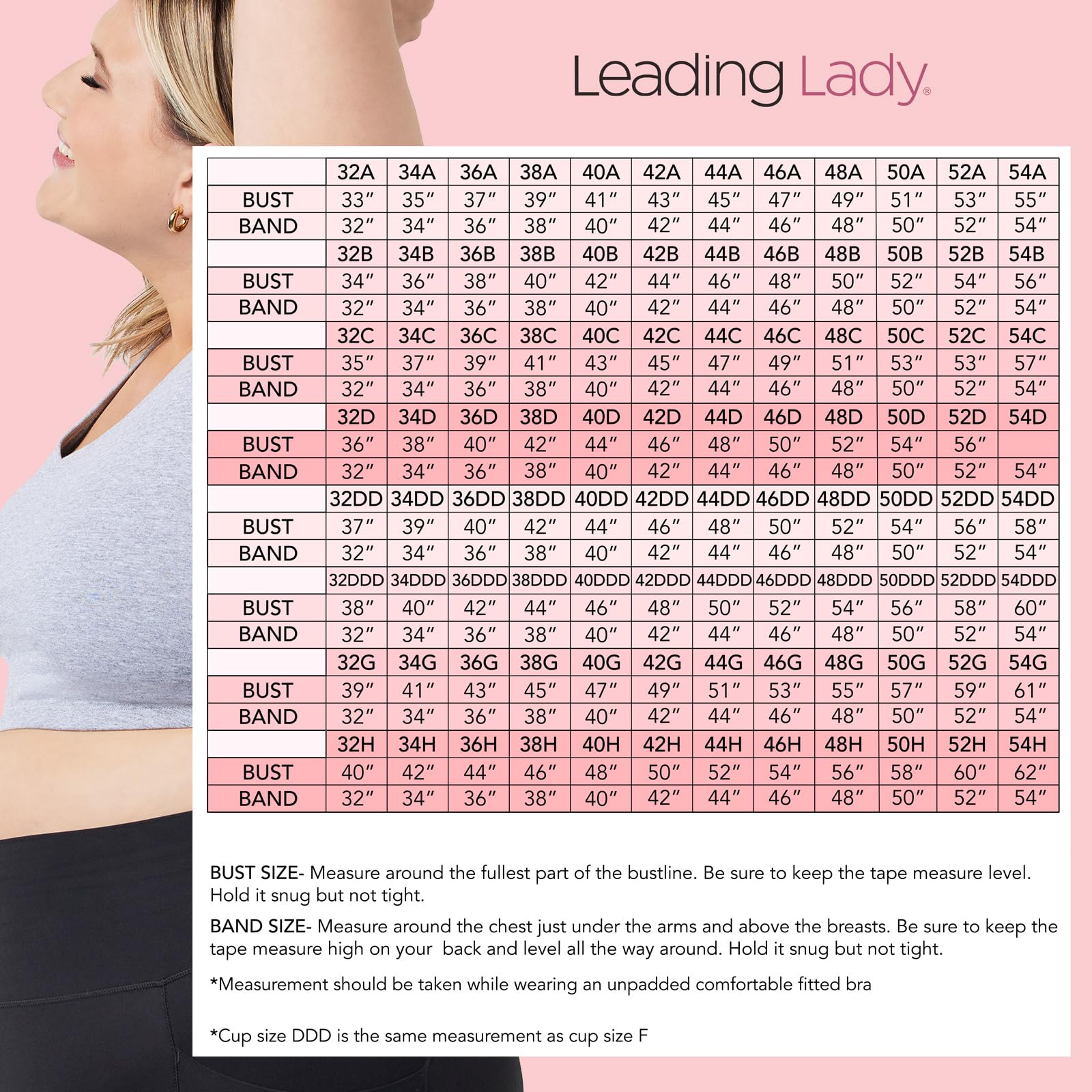 Leading Lady The Serena - Wirefree Sport Full Figure Bra