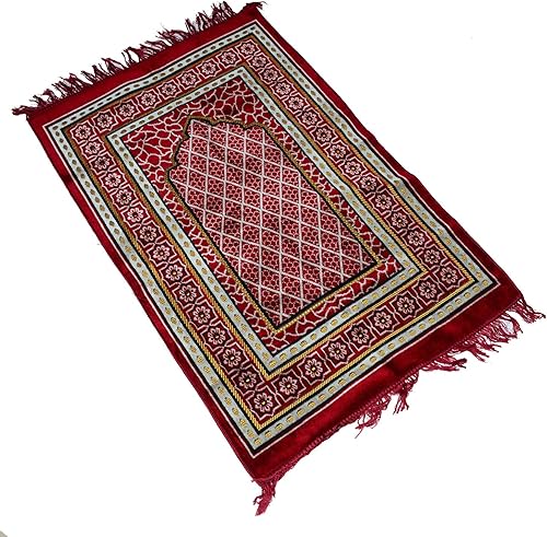 Alfombra de oración musulmana con 12 modelos diferentes, Sajadah, islámica, Janamaz Namaz Sajjadah, alfombra de oración turca (alfombra de oración