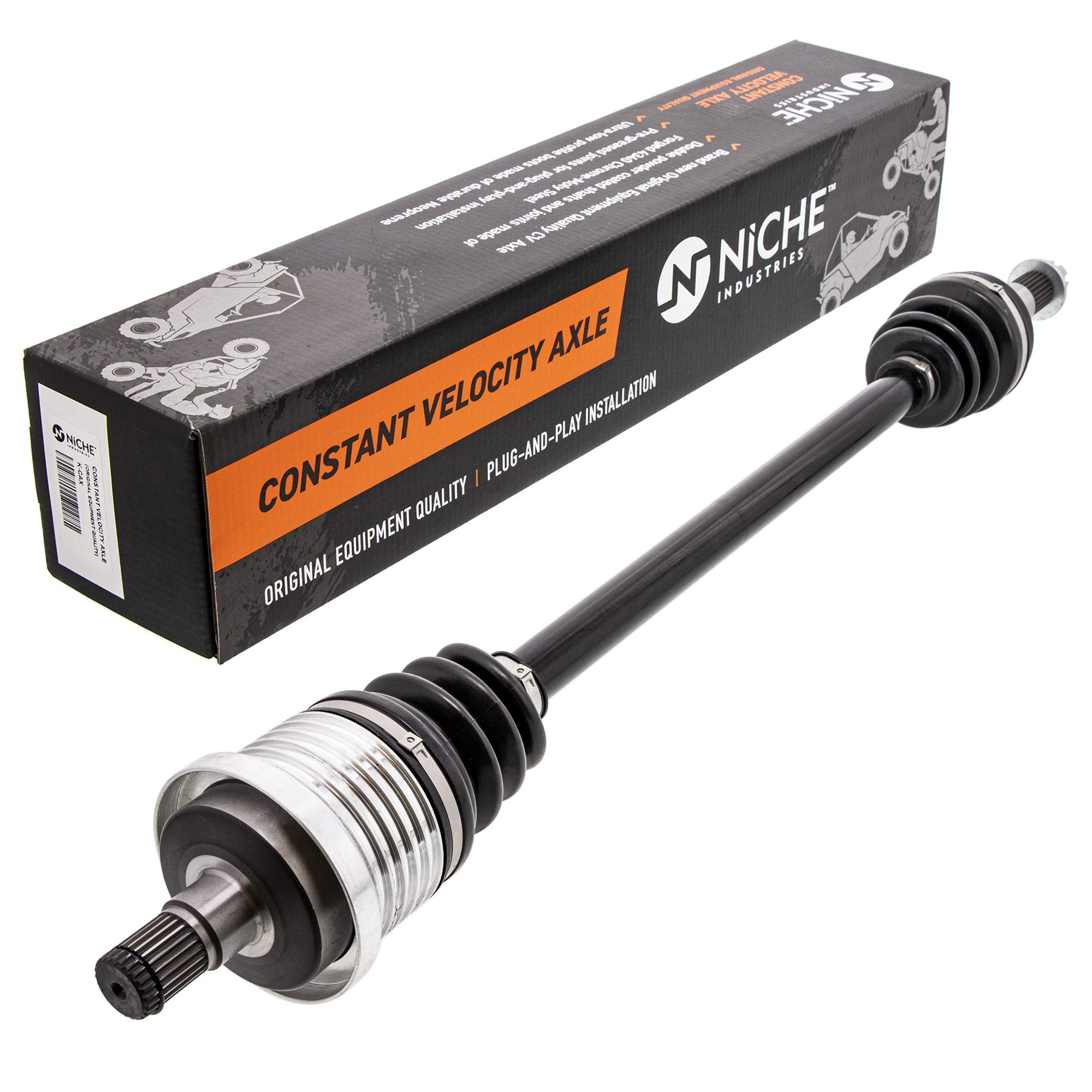 ム Amazon.com: NICHE Rear CV Axle Half Drive Shaft for Can-Am