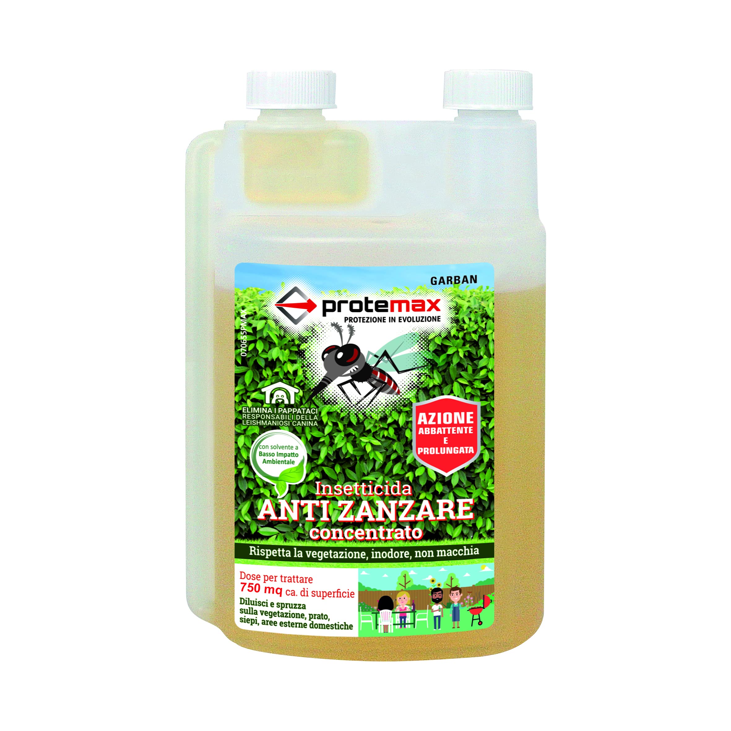 PROTEMAX INSETTICIDA Anti ZANZARE CONCENTRATO 500 ml