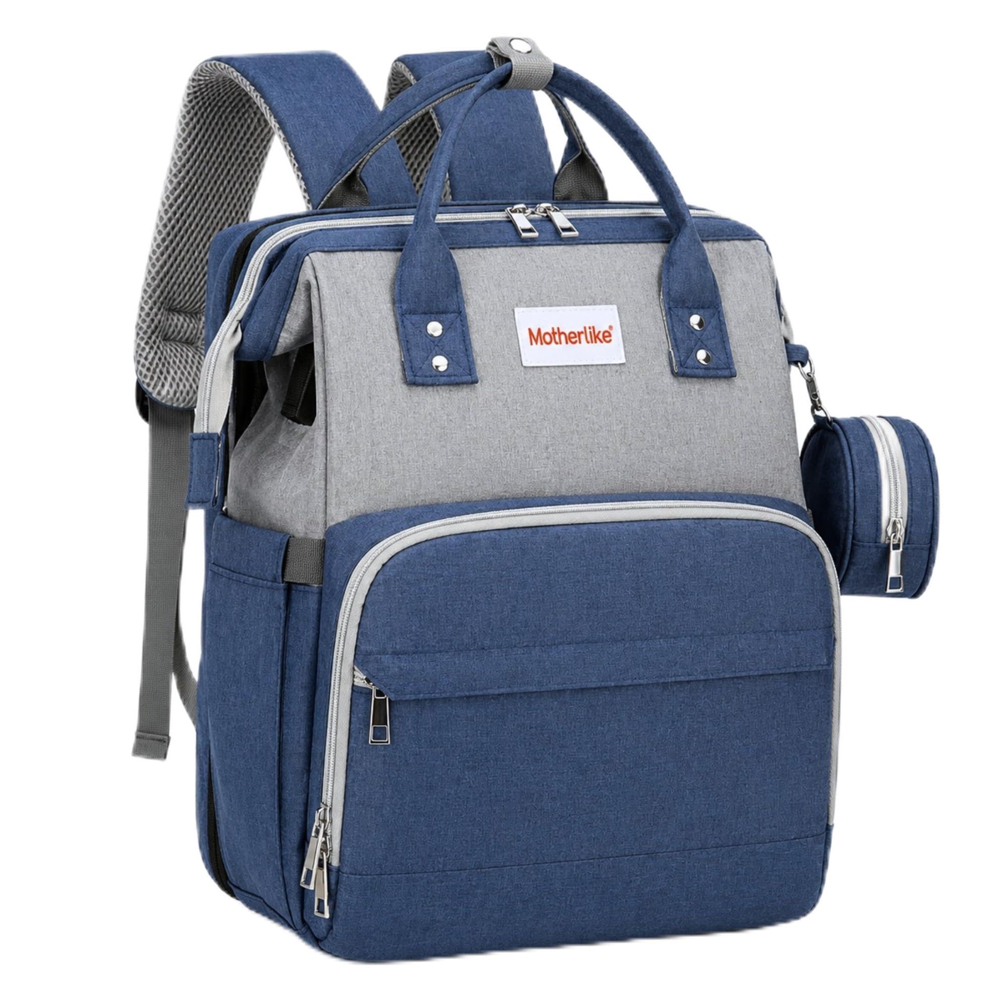 MotherLike Baby Diaper Bags for Mom for Travel Diaper Backpack for Mothers Large Capacity, Stylish Maternity Bag With Bed-picture-47