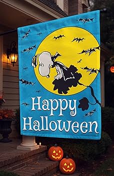 Amazon.com : Flagology.com, PEANUTS Vampire Snoopy Happy