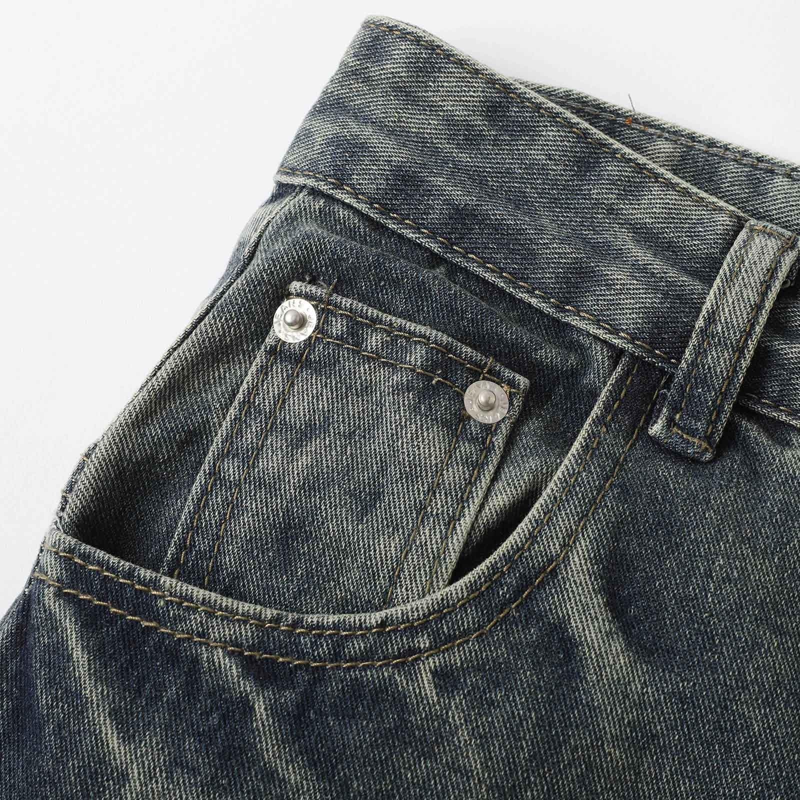 Jeans Damen Jeanshose Weite Streetwear Straight Fit Baggy Freizeit Loose Flared Weites Bein Wide Leg Klassisch 80Er Jahre Denim
